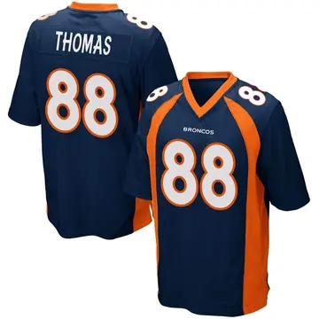 Demaryius Thomas Autographed Blue w/ Yellow College Style Jersey - JSA –  The Jersey Source