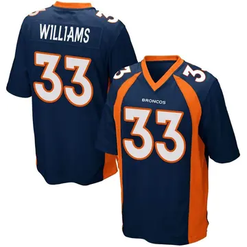 Javonte Williams Signed 35x43 Framed Denver Broncos Jersey (Beckett) 2021  2nd Pk