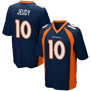 Jerry Jeudy Autographed Denver Broncos Custom Jersey (JSA