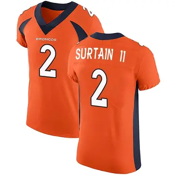 NFL_Jerseys 33D Jersey de football Denver''Broncos'''3 Russell Wilson 2 Patrick  Surtain II 18 Peyton Manning 