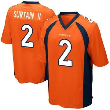 33D Jersey de football Denver''Broncos'''3 Russell Wilson 2 Patrick Surtain  II 18 Peyton Manning 