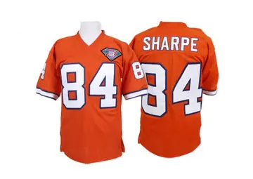 Shannon Sharpe Jersey Denver Broncos Orange Tank Top Limited Jersey