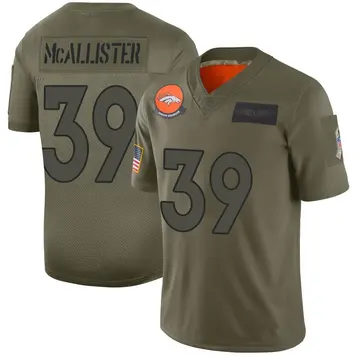 Tyreik McAllister Denver Broncos Youth Navy Name & Number Logo T-Shirt 