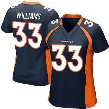 Javonte Williams Signed Denver Broncos Jersey (Beckett Hologram) 2021 2nd  Rnd Pk