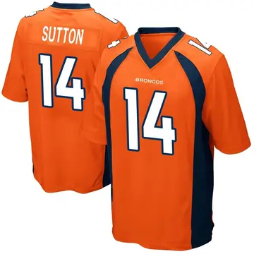 Custom Football 14 Courtland Sutton Jersey 80 Greg Dulcich 9 Kendall Hinton  3 Russell Wilson 33 Javonte Williams 10 Jerry Jeudy Vapor Color Rush Hombre  Mangua Juventud De 13,46 €