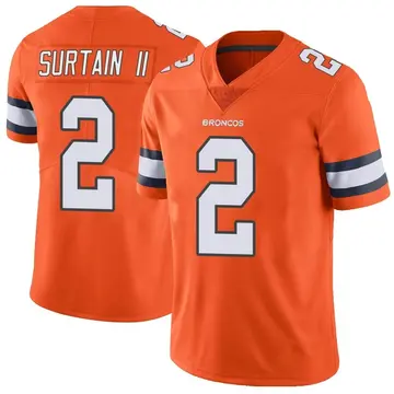 33D Jersey de football Denver''Broncos'''3 Russell Wilson 2 Patrick Surtain  II 18 Peyton Manning 